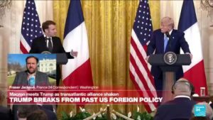 Leia mais sobre o artigo Macron apoia a diplomacia Trump, mas nos procura apoiar em qualquer tropa