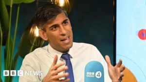 Leia mais sobre o artigo Stop The Boats Slogan era muito gritante, Rishi Sunak diz à BBC