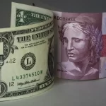 Real brasileiro se estende com manifestação quando o dólar cai