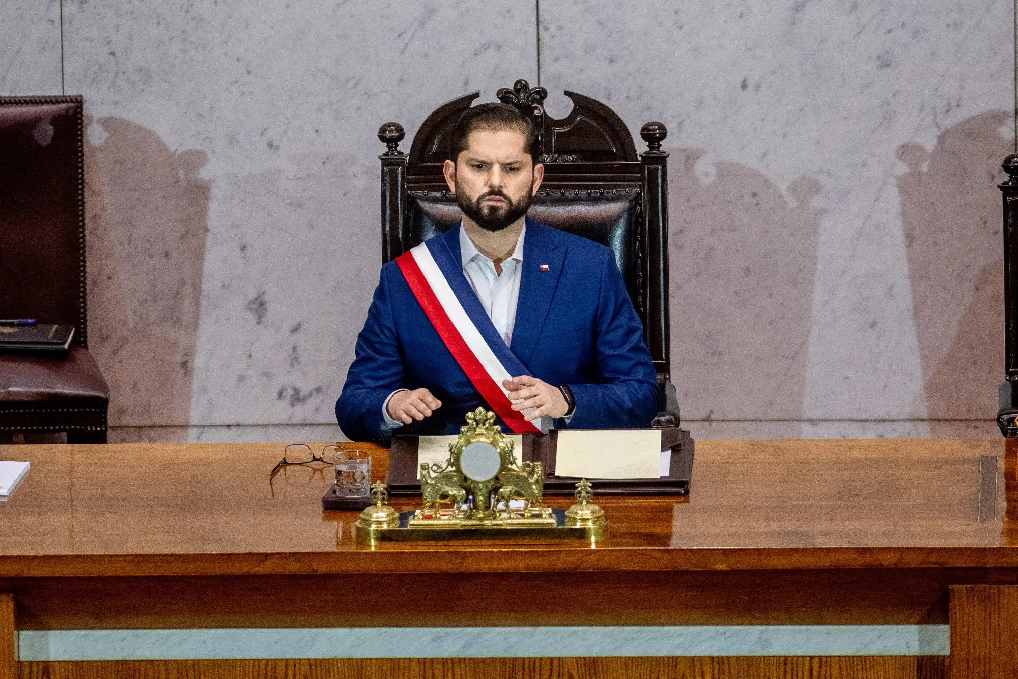 No momento, você está visualizando A aprovação de Boric cai quando os medos do crime aumentam no Chile