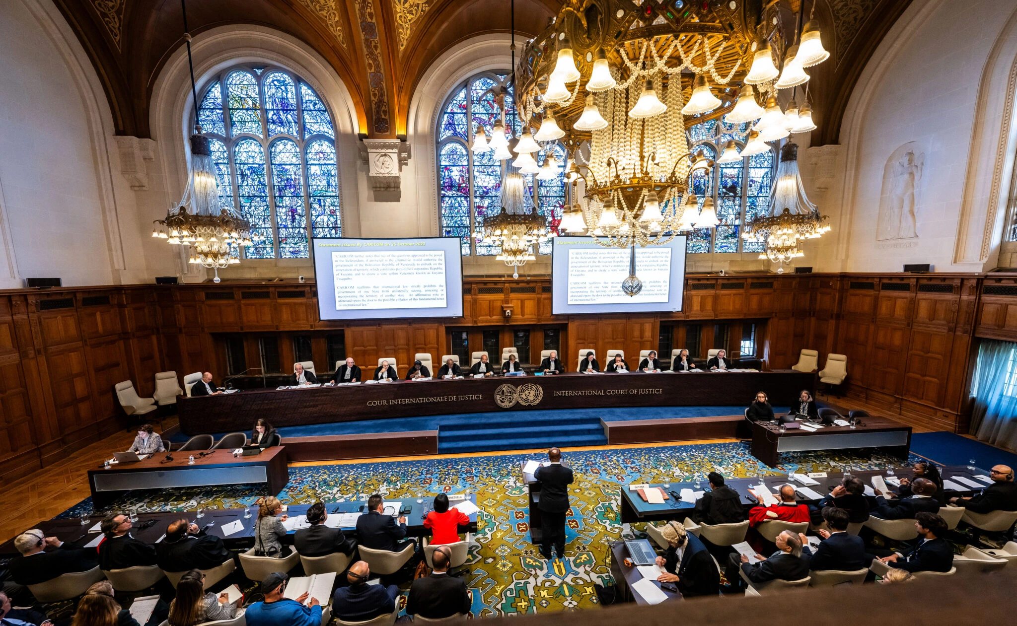 No momento, você está visualizando ICJ ordena à Venezuela que interrompa as eleições de Essequibo como tribunal